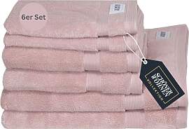 SCHÖNER WOHNEN Frottee Handtücher Set Rosa