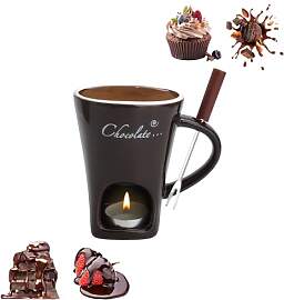 Schokofondue Tasse Keramik 130ML Schoko Fondue Cup 
