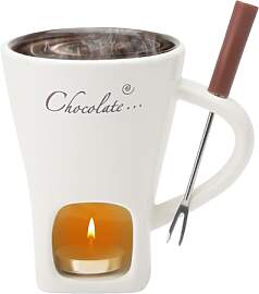 Schokofondue Tasse Keramik Schokoladenfondue mit