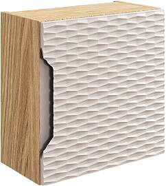 SCHRANK 1 Tür Elora Beige und Holz