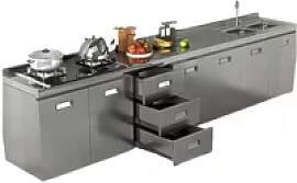 Schrank aus Edelstahl 304, integrierter