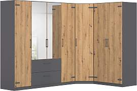 Schrank-Set RAUCH "Holmes", grau