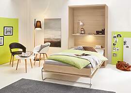Schrankbett PRIESS "Ancona", braun