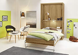 Schrankbett PRIESS "Ancona", braun