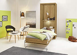 Schrankbett PRIESS "Ancona", braun