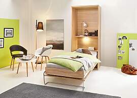Schrankbett PRIESS "Ancona", braun