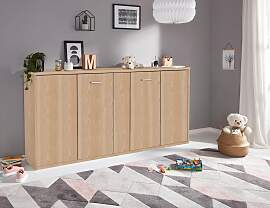 Schrankbett PRIESS "Oregon", braun