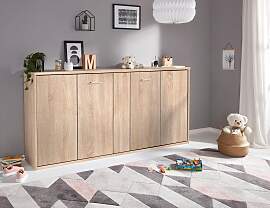 Schrankbett PRIESS "Oregon", braun