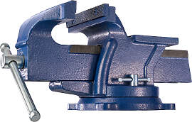 Schraubstock 360° drehbar mit Amboss - 165 mm
