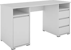 Schreibtisch BYLIVING "Lobo", weiß