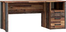 Schreibtisch FORTE "Clif", grau (old,