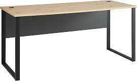 Schreibtisch Memphis in Eiche Artisan/Schwarz