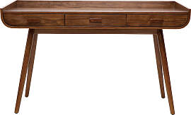 Schreibtisch Vintage Holz Nussbaum HALLEN