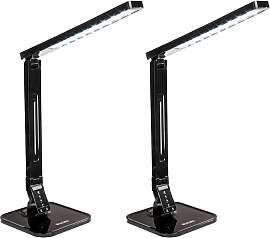 Schreibtischlampe, LED, dimmbar, klappbar, 14W -