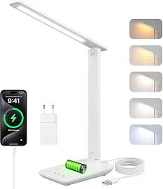 Schreibtischlampe LED, Dimmbare Tischleuchte, LED