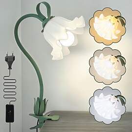 Schreibtischlampe LED Leselampe Bett, Klemmlampe