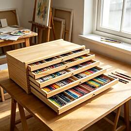 Schubladenbox Holz Aufbewahrungsbox für