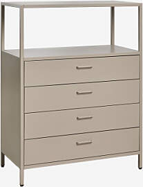 Schubladenschrank 80x40 Cm Aus Stahl Janine Moka