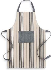 Schürze Henry in Schwarz/Beige ca. 60x90cm