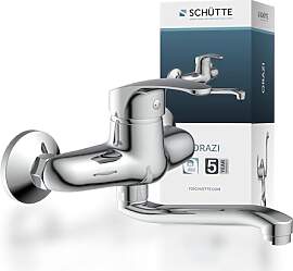 SCHÜTTE 36760 ORAZI Wandwasserhahn Chrom,