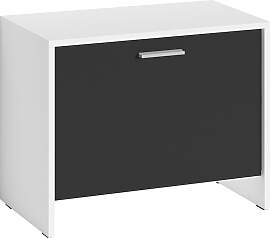 Schuhbank BYLIVING "BEN", schwarz-weiß