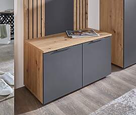 Schuhbank HBZ "Lagos, Garderobenbank BxHxT
