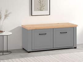 Schuhbank HOME AFFAIRE "Valencia", grau
