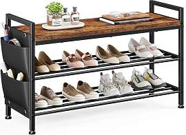 Schuhbank mit sitzfläche 3 Ebenen für 9-12 Paar, 