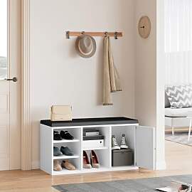 Schuhbank mit Sitzfläche Schuhschrank Sitztruhe