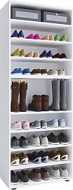 Schuhregal Lona XL ca.70x183x37cm Weiß