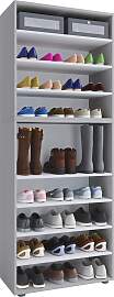 Schuhregal Lona XXL ca.70x183x37cm Grau