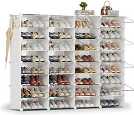 Schuhregal, Schuhschrank mit 32 Fächern,