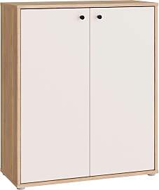 Schuhschrank FORTE, mauvella eiche, sand, B:83,7cm 