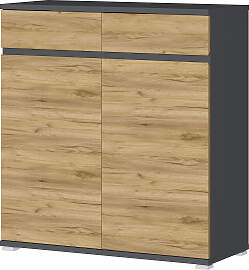 Schuhschrank GERMANIA "Lissabon", grau