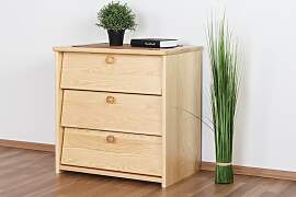 Schuhschrank Kiefer Vollholz massiv natur Junco