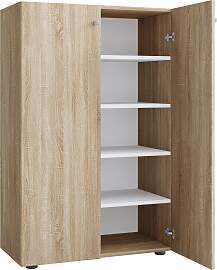 Schuhschrank Lona XL ca.70x110x39cm Eiche Dekor