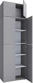Schuhschrank Lona XXL ca.70x223x39cm Grau