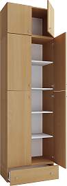 Schuhschrank Lona XXL ca.70x240x39cm Buchefarben