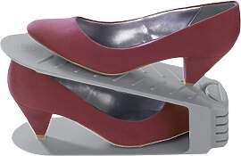Schuhstapler MAXIMEX "4er", grau, B:10cm 