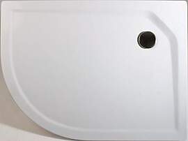 Schulte Acryl Rund Duschwanne extra flach