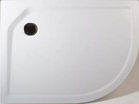 Schulte Acryl Viertelkreis Duschtasse extra flach