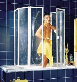 Schulte D1700 U-Kabine Badewannenaufsatz