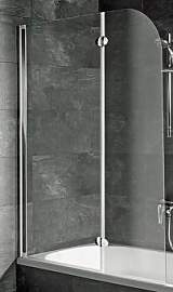 Schulte D3353 Badewannenaufsatz Echtglas Klar