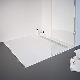 Schulte Duschwanne 100x100 cm, Quadrat extra-flach 