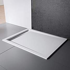 Schulte Duschwanne 90x100 cm, Rechteck extra-flach 