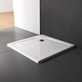 Schulte Duschwanne 90x90 cm, Quadrat extra-flach