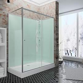 Schulte Fertigdusche Komplettdusche 120 x 90 cm
