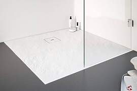 Schulte plan Mineralguss Steinoptik Quadrat