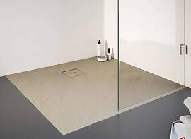 Schulte plan Mineralguss Steinoptik Quadrat