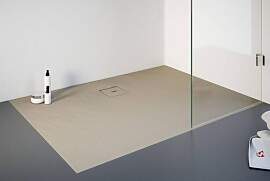 Schulte plan Mineralguss Steinoptik Rechteck